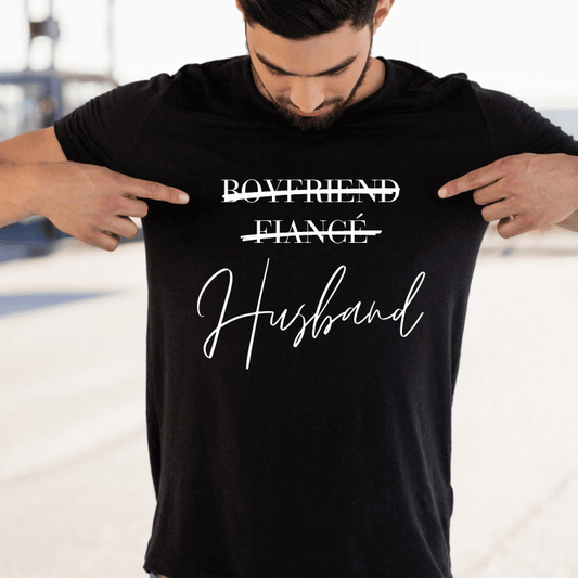 Husband Newlywed Honeymoon Perfect Fit t-shirt