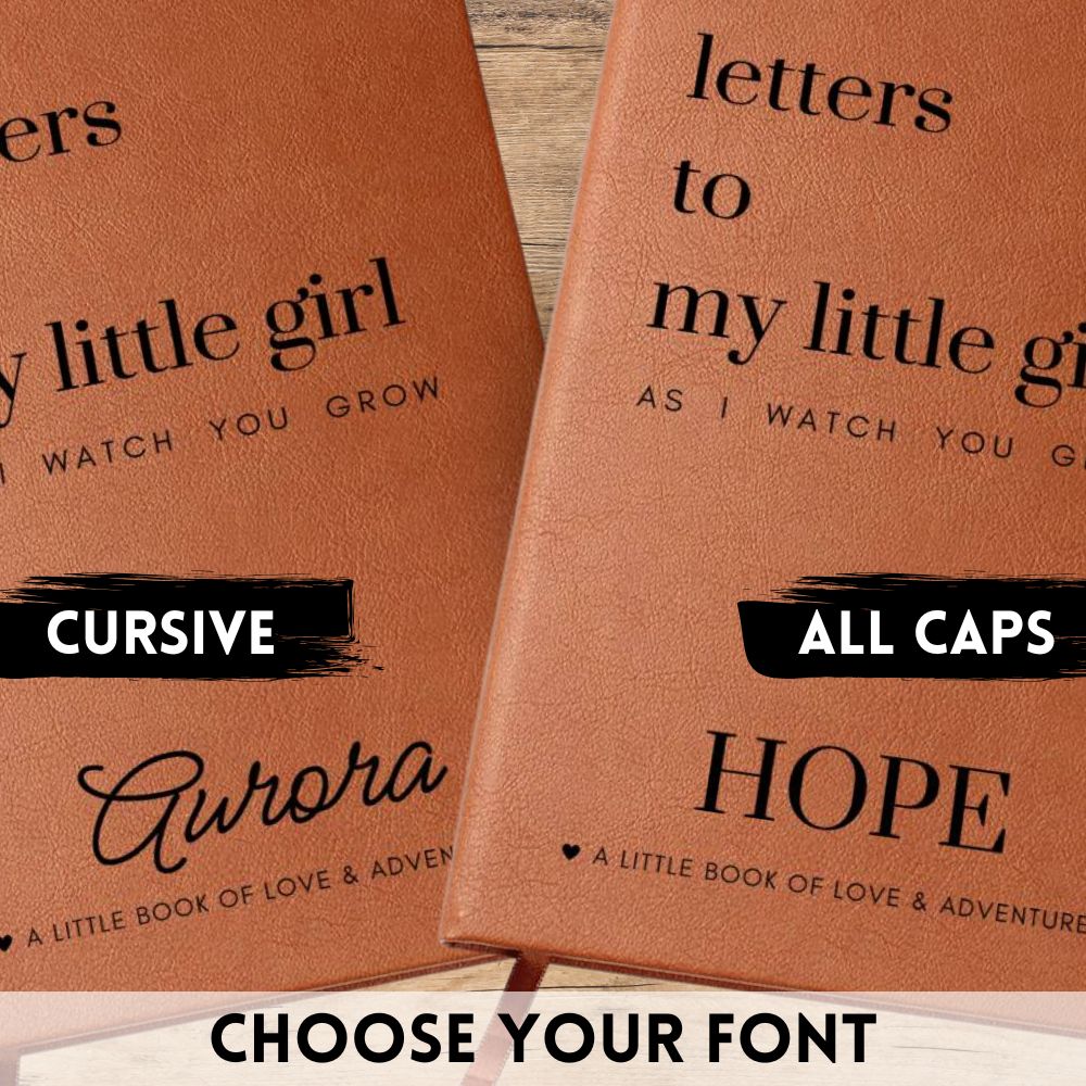 Letters To My Little Boy or Girl As I Watch You Grow - Lined Journal with Personalized Cover