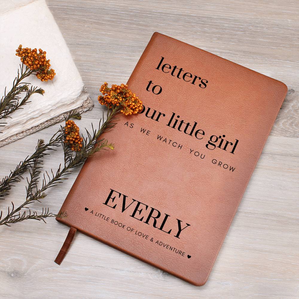 Letters To Our Little Boy or Girl As We Watch You Grow - Lined Journal with Personalized Cover