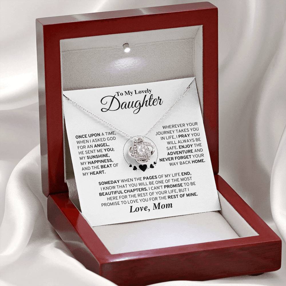 To My Lovely Daughter - Beautiful Chapters Necklace