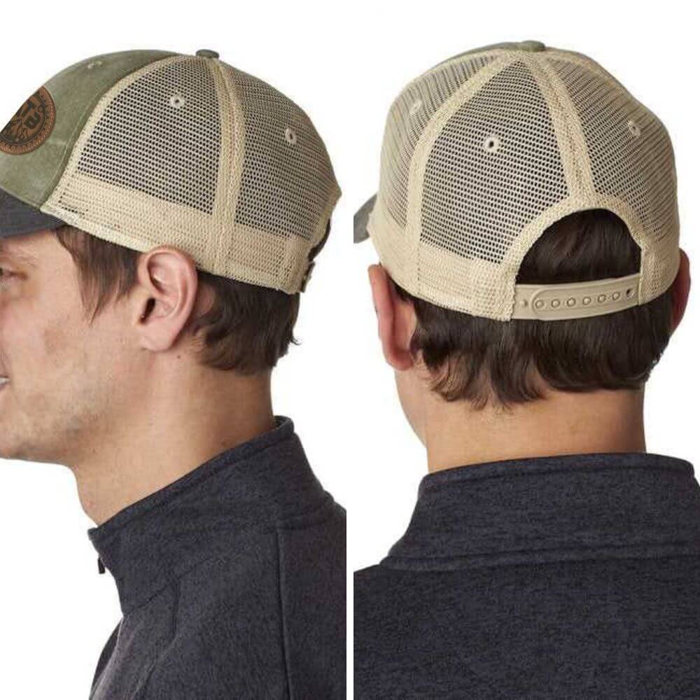 Mountain Biking MTB Distressed Hat
