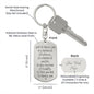 In Any Reality I'd Choose You - Engraved Dog Tag Keychain