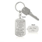 In Any Reality I'd Choose You - Engraved Dog Tag Keychain