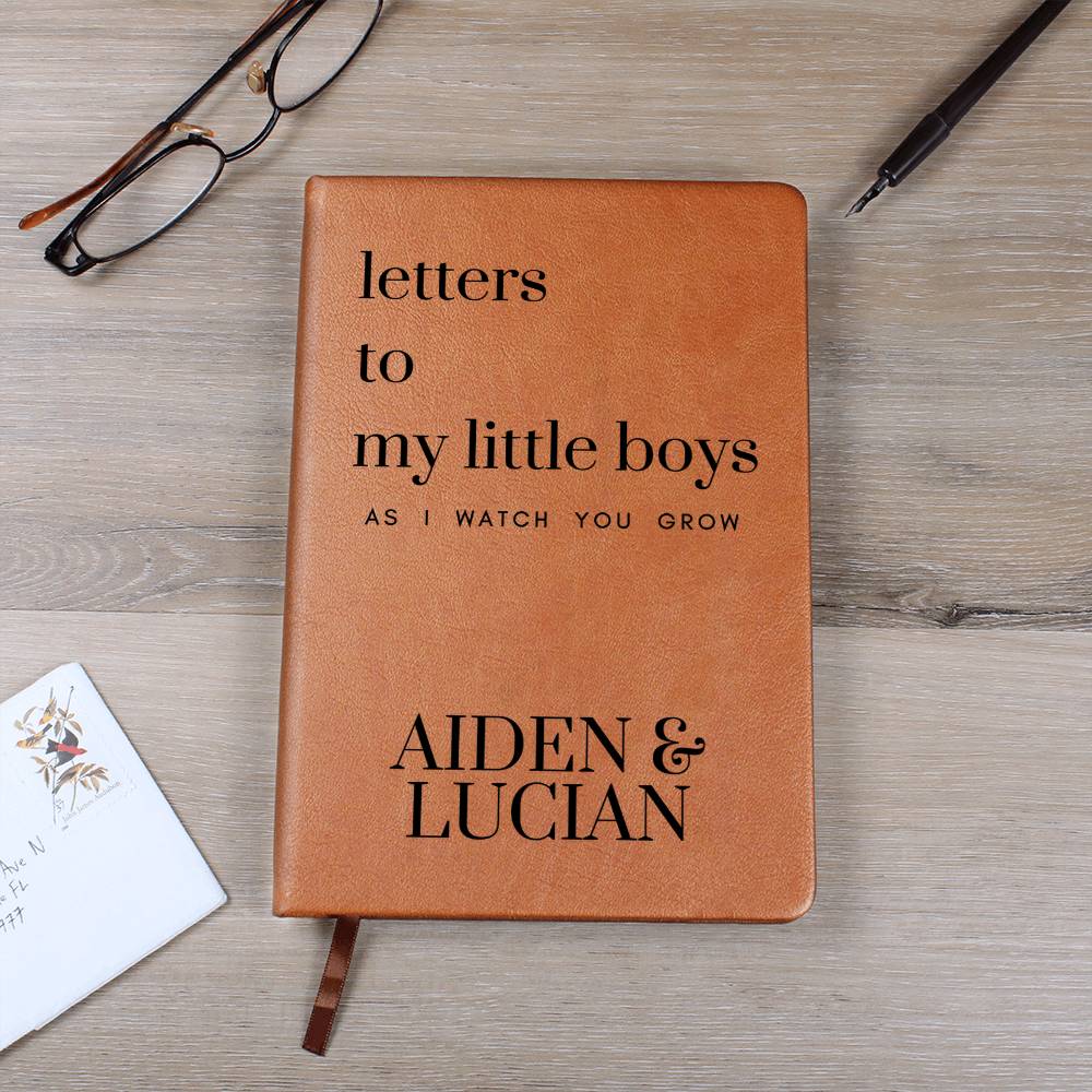CUSTOM Letters to My Little Boys - Aiden & Lucian
