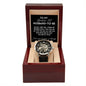 To My Smokin' Hot Husband-to-Be - Groom Engagement Gift - Openwork Watch