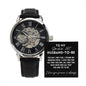 To My Smokin' Hot Husband-to-Be - Groom Engagement Gift - Openwork Watch