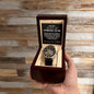 To My Smokin' Hot Husband-to-Be - Groom Engagement Gift - Openwork Watch