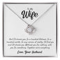 To My Wife - I'd Choose You - Together We're Everything - Necklace