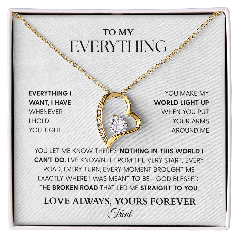 To My Everything – The Broken Road Necklace
