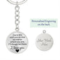 I'll Always Be There - I Love You - Circle Keychain