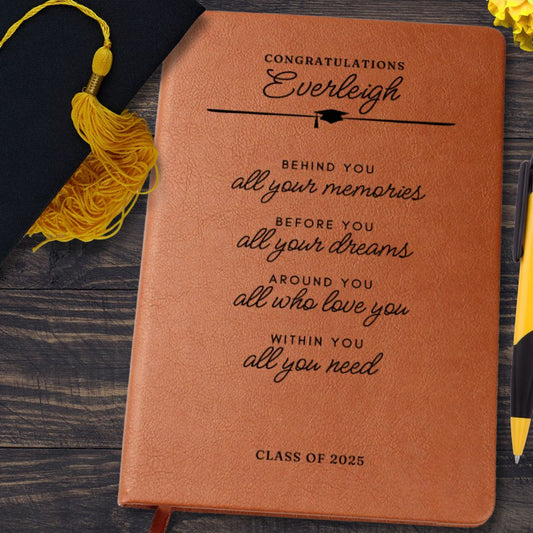 Personalized Graduation Gift Journal - Custom Name & Year