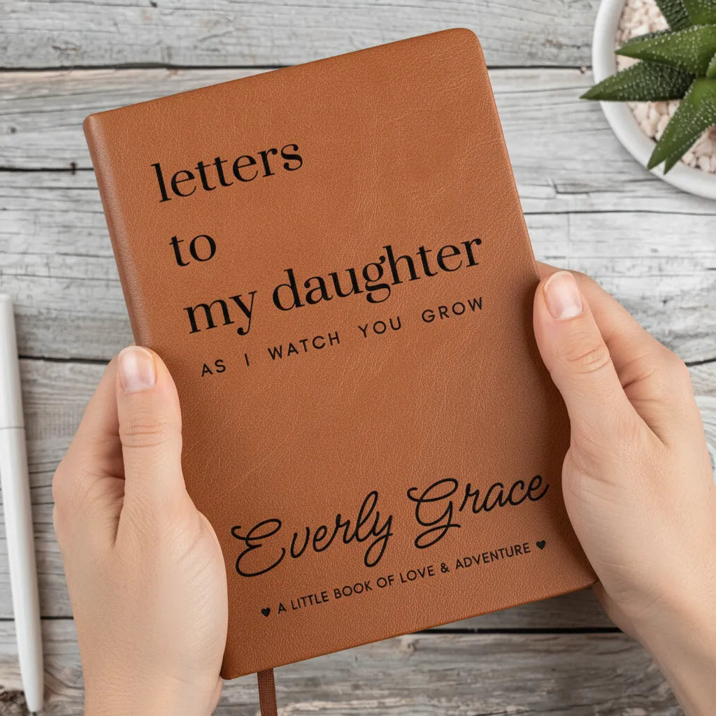 Letters To My Son or Daughter As I Watch You Grow - Lined Journal with Personalized Cover