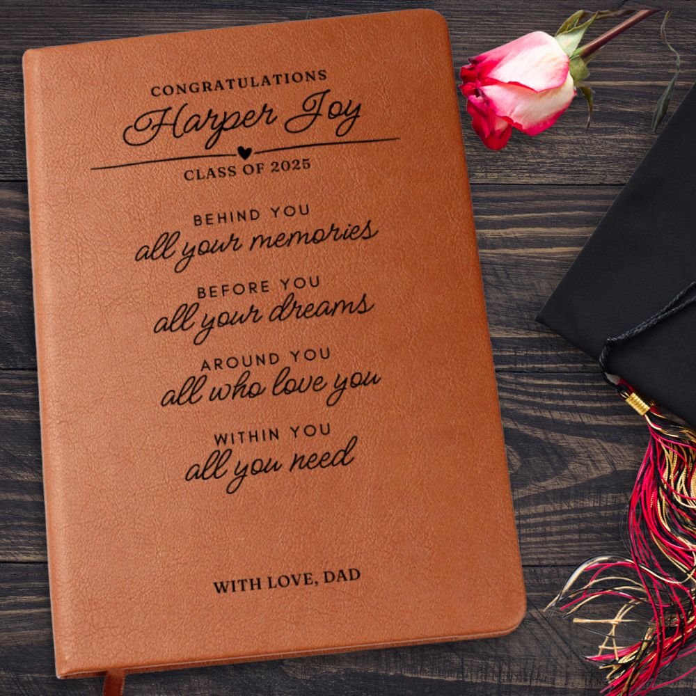 Personalized Graduation Gift Journal - Custom Name & Year