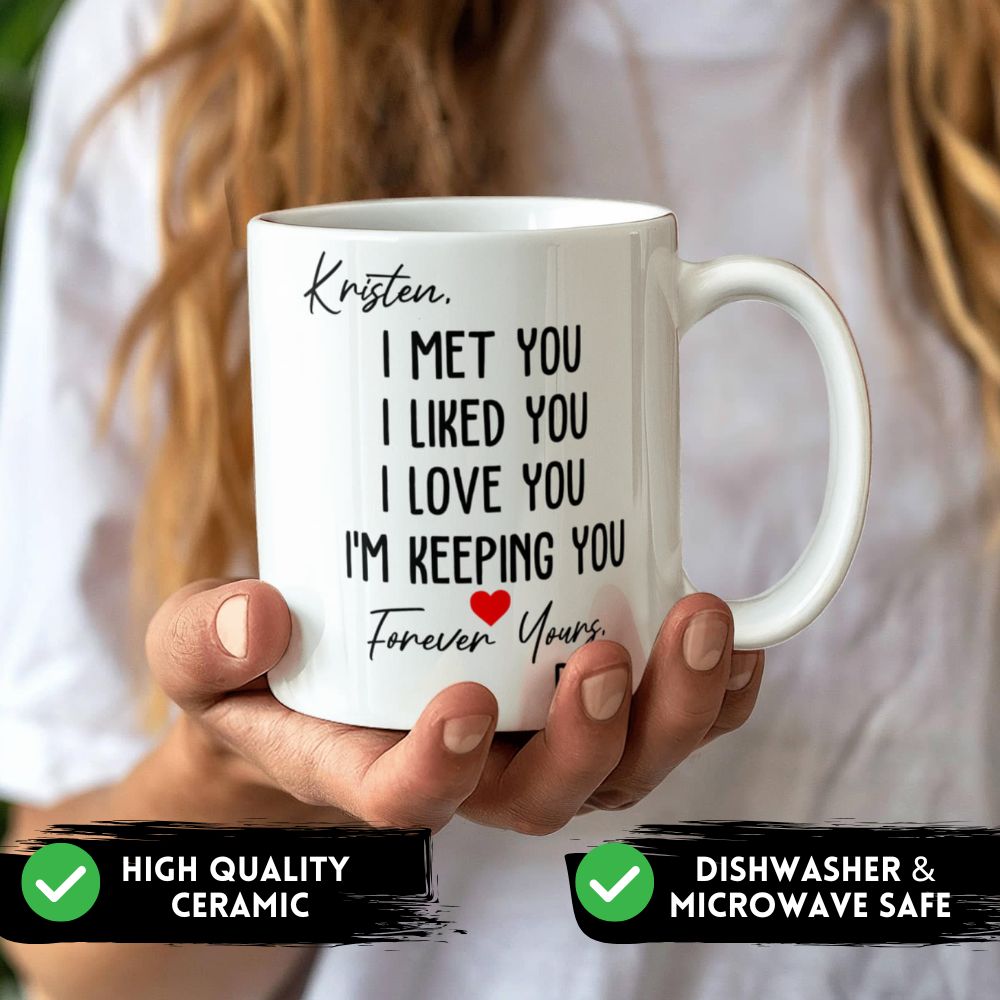 Personalized “I'm Keeping You” Mug