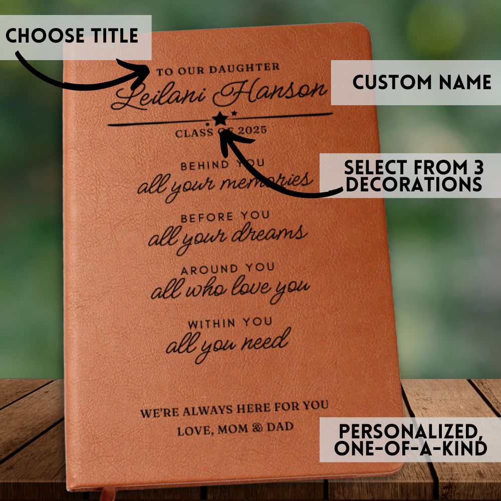 Personalized Graduation Gift Journal - Custom Name & Year