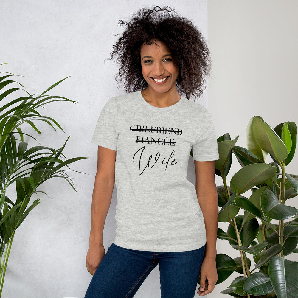Wife Newlywed Honeymoon Perfect Fit t-shirt