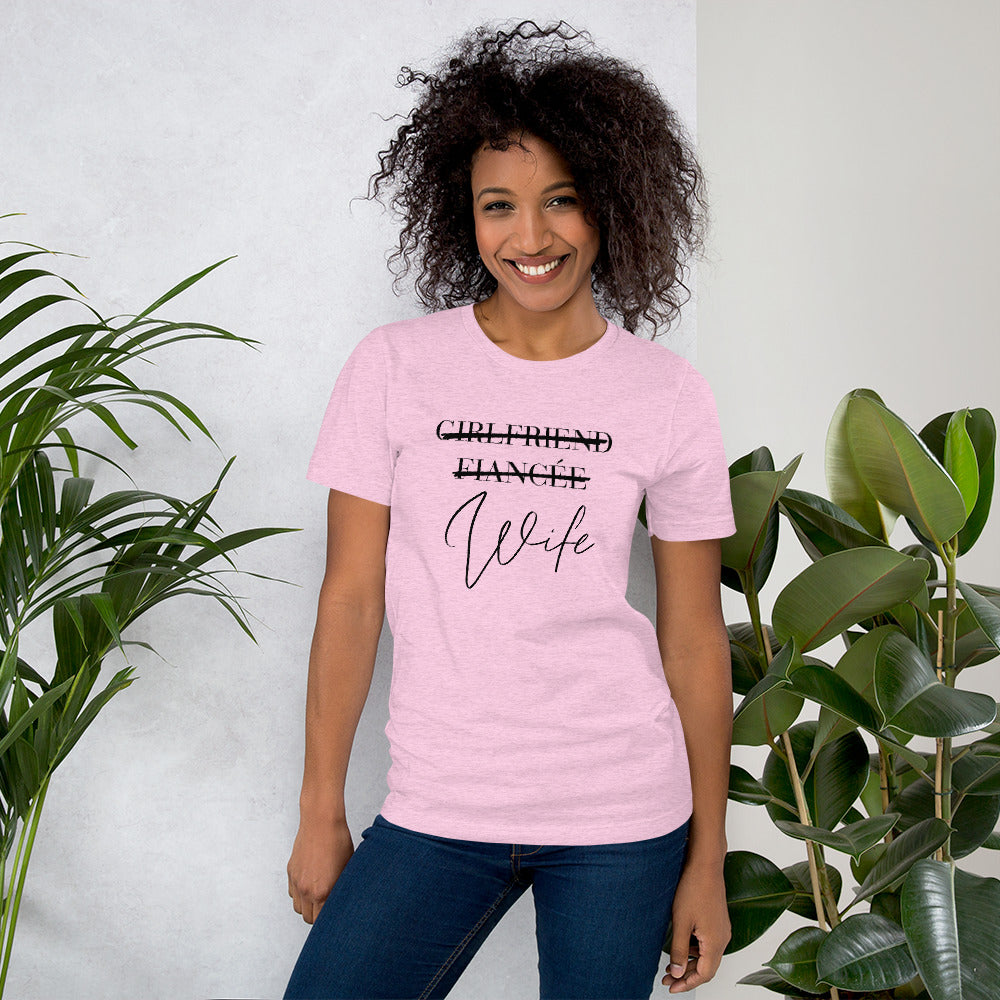 Wife Newlywed Honeymoon Perfect Fit t-shirt
