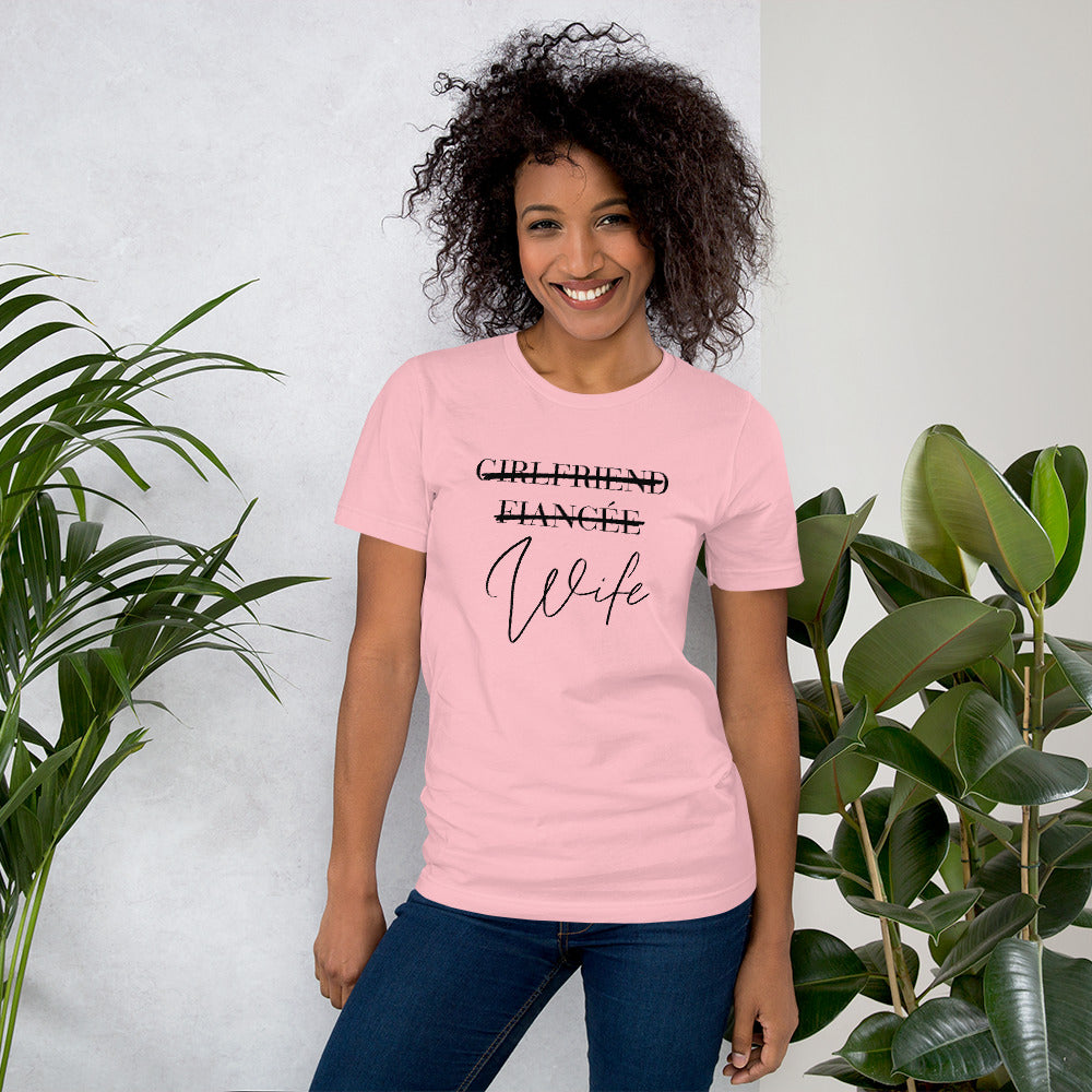 Wife Newlywed Honeymoon Perfect Fit t-shirt