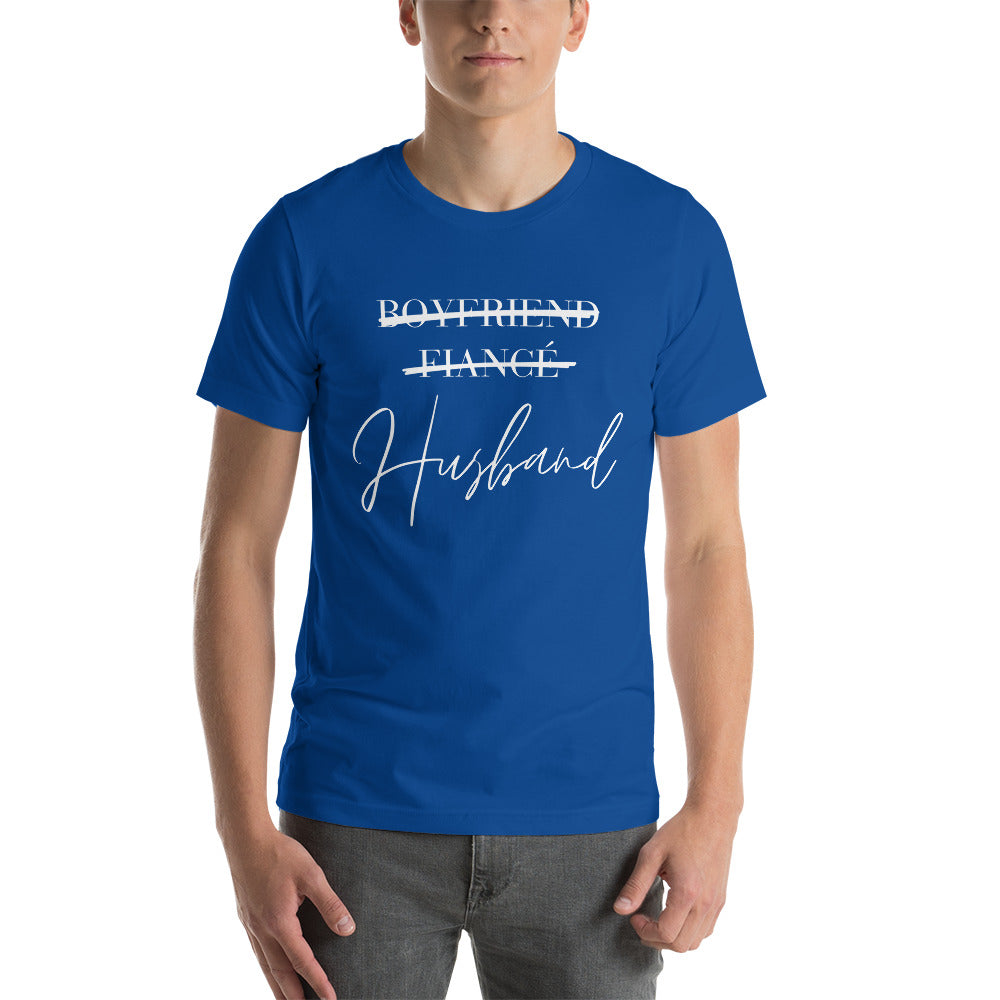 Husband Newlywed Honeymoon Perfect Fit t-shirt