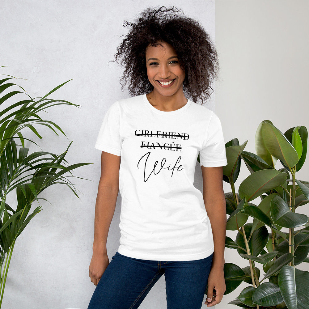 Wife Newlywed Honeymoon Perfect Fit t-shirt