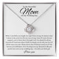 To My Beautiful Mom On My Wedding Day - Still Your Little Girl - Necklace