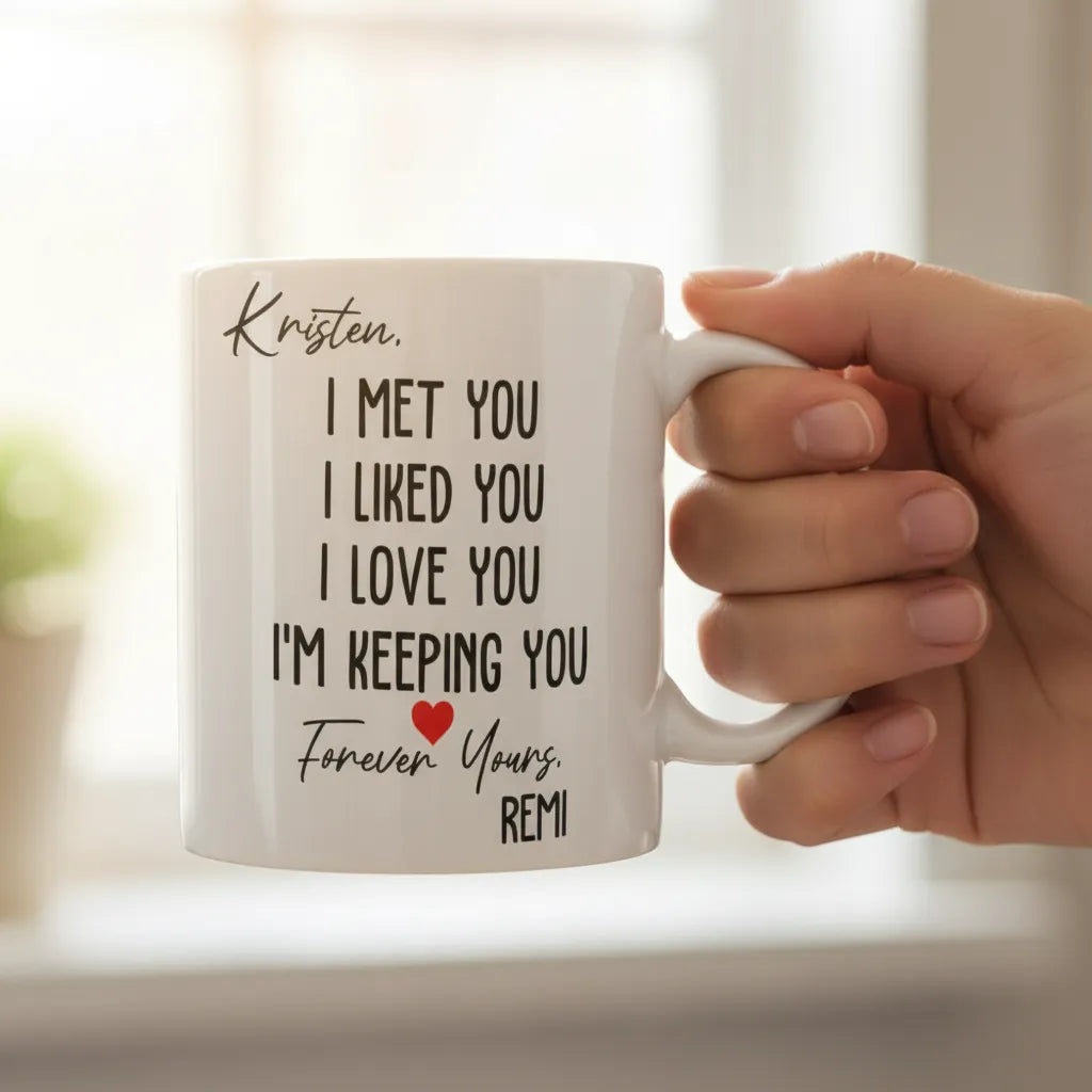 Personalized “I'm Keeping You” Mug