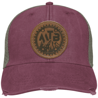 Mountain Biking MTB Distressed Hat