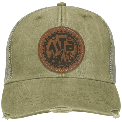 Mountain Biking MTB Distressed Hat