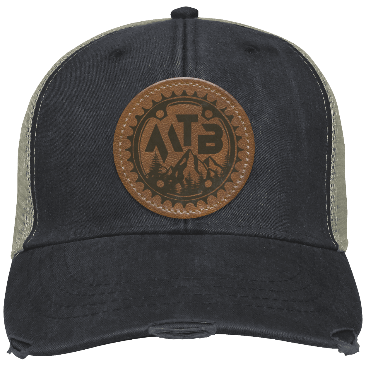 Mountain Biking MTB Distressed Hat