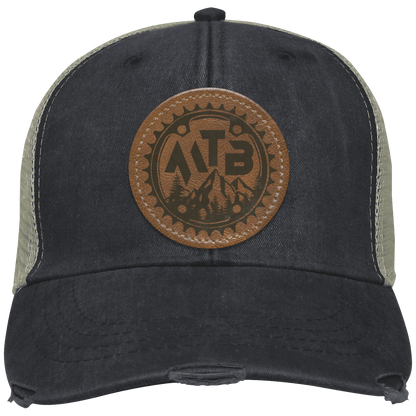 Mountain Biking MTB Distressed Hat