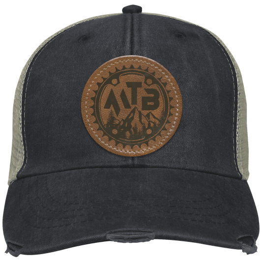 Mountain Biking MTB Distressed Hat