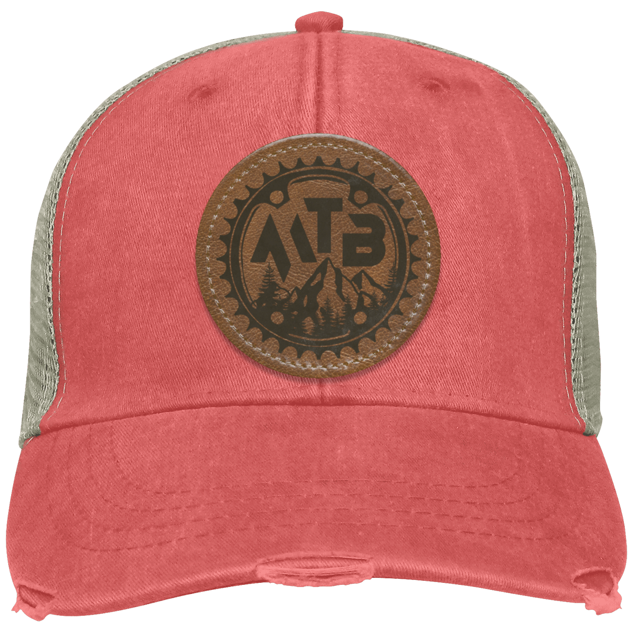 Mountain Biking MTB Distressed Hat