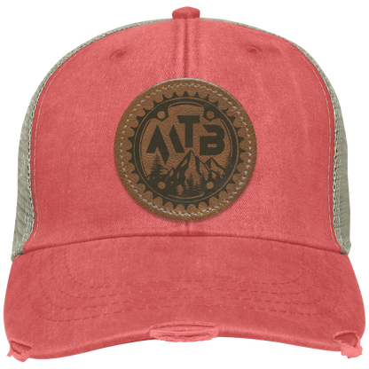 Mountain Biking MTB Distressed Hat