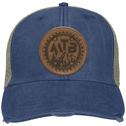 Mountain Biking MTB Distressed Hat