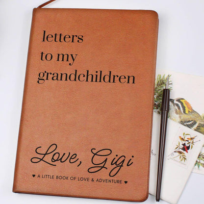 Letters to My Grandchildren - Lined Keepsake Journal with Personalized Cover