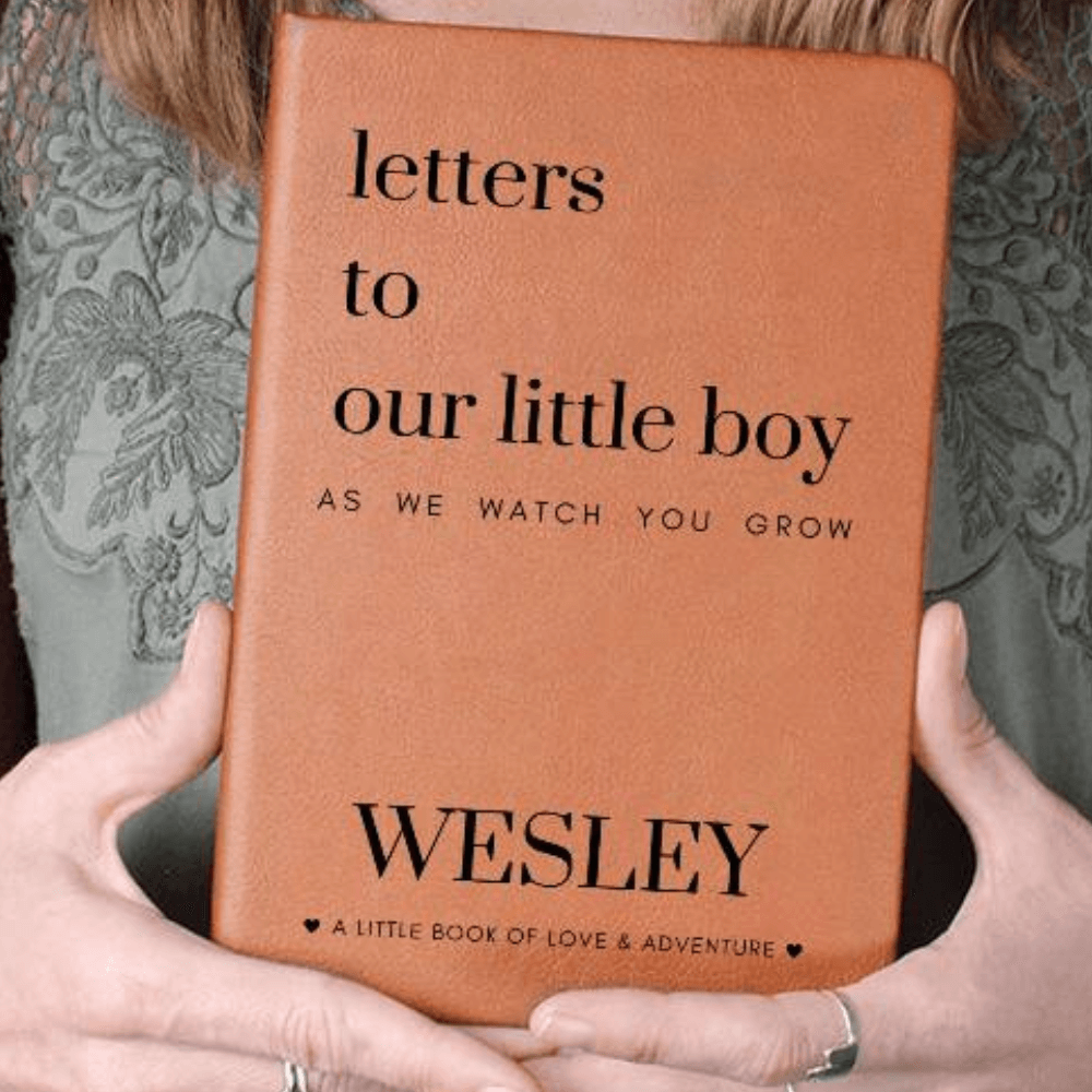 Letters To Our Little Boy or Girl As We Watch You Grow - Lined Journal with Personalized Cover