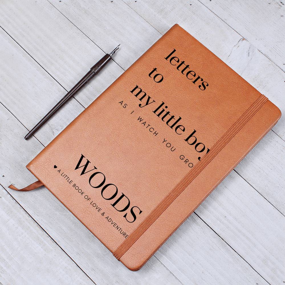 Adventure Journal with Wooden Cover
