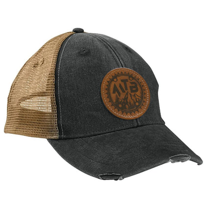 Mountain Biking MTB Distressed Hat