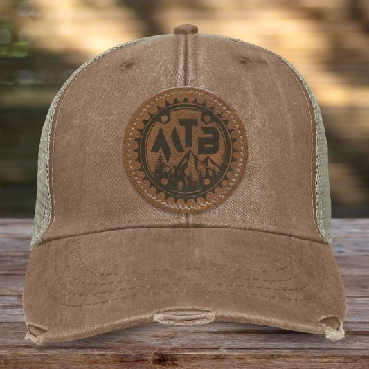 Mountain Biking MTB Distressed Hat