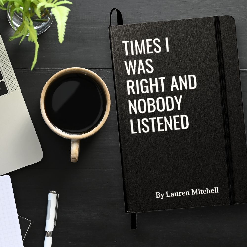 Funny Sarcastic Notebook - Coworker Gag Gifts, White Elephant, Exchange Gifts - Personalized Journal