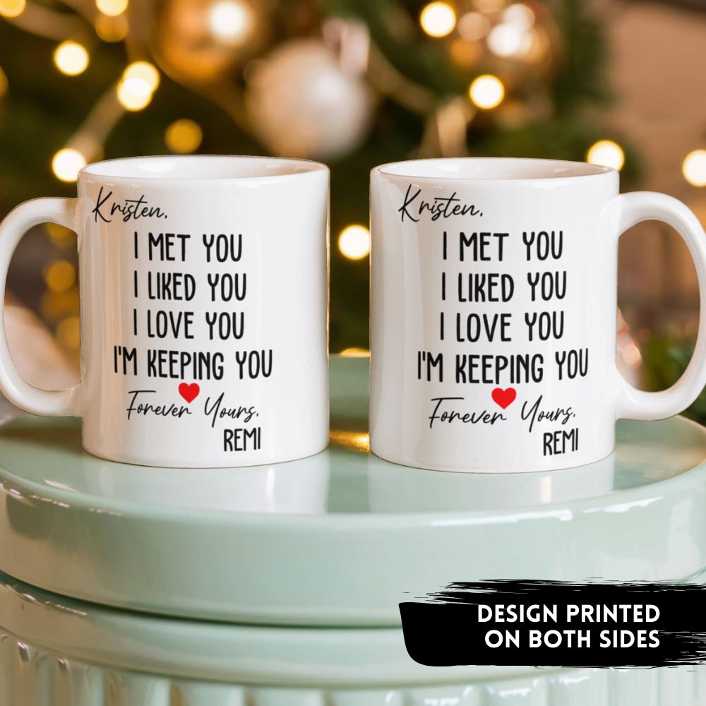 Personalized “I'm Keeping You” Mug