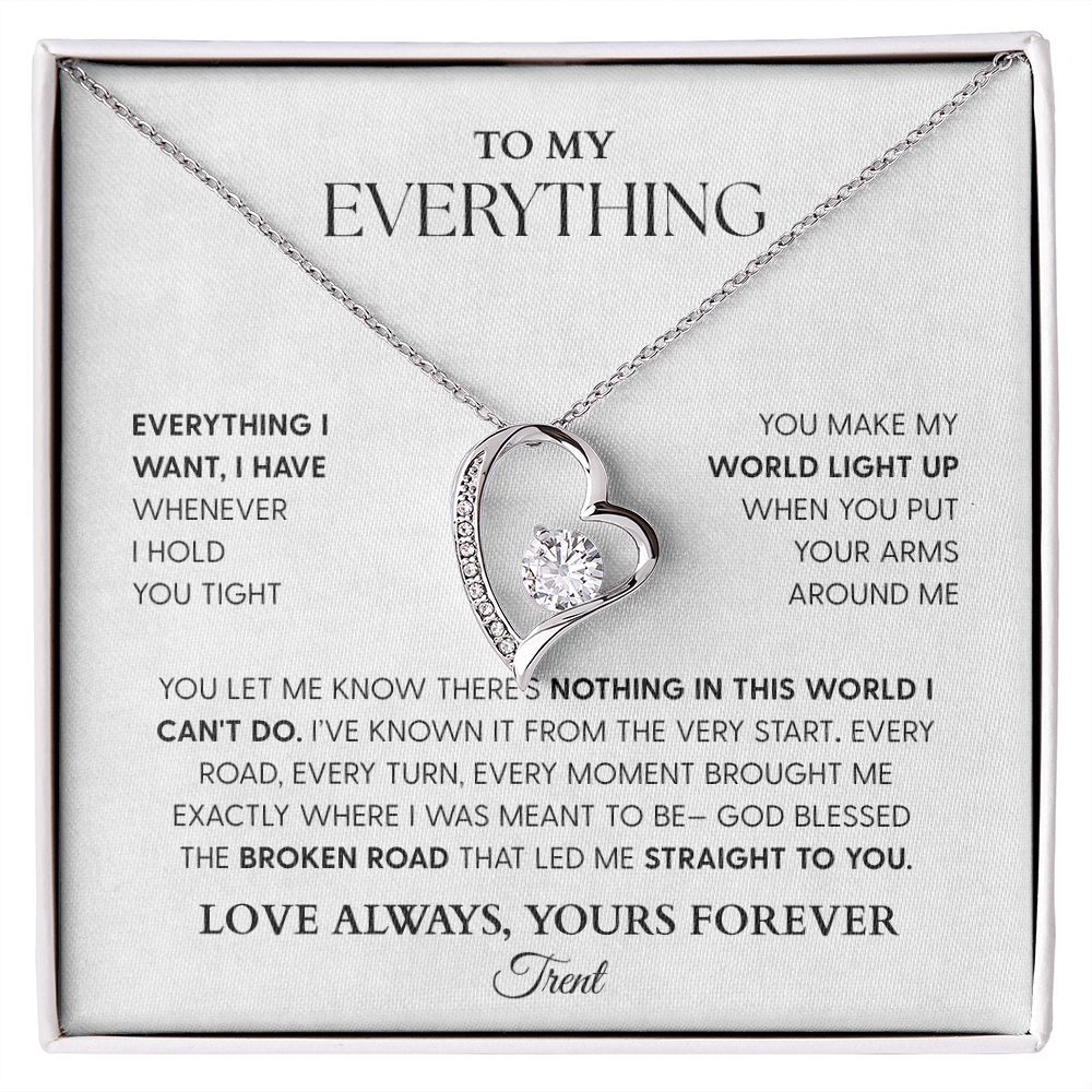 To My Everything – The Broken Road Necklace