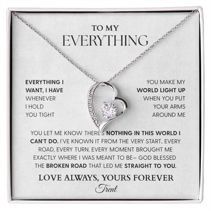To My Everything – The Broken Road Necklace
