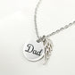 In Memory of Your Wonderful Dad - Loss of Father - Dad Memorial - Remembrance Necklace