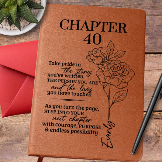 Next Chapter Birthday Keepsake Journal – Personalized Cover