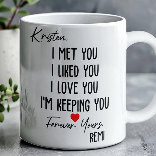 Personalized “I'm Keeping You” Mug