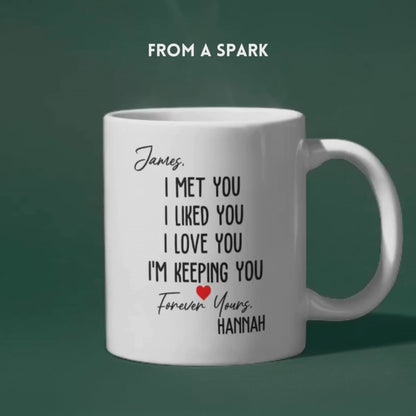 Personalized “I'm Keeping You” Mug