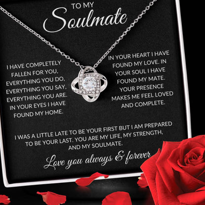 To My Soulmate - In Your Heart I Have Found My Love - Necklace