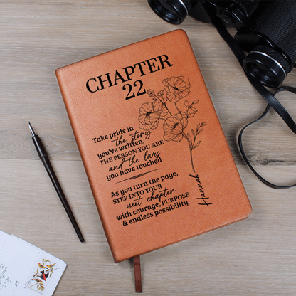 Next Chapter Birthday Keepsake Journal – Personalized Cover