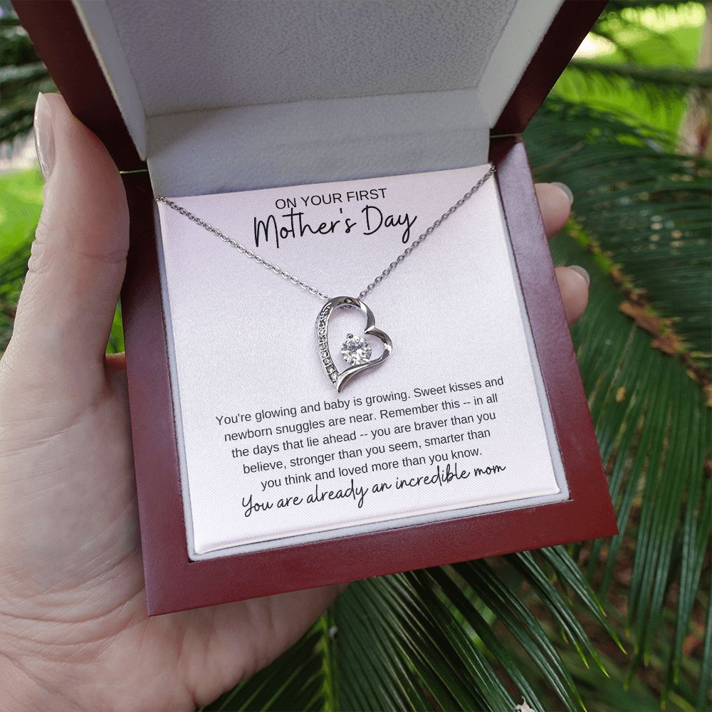 On Your First Mother's Day - Pregnancy - You Are Already an Incredible Mom - Necklace